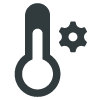 Icono de Secador con control inteligente de la temperatura